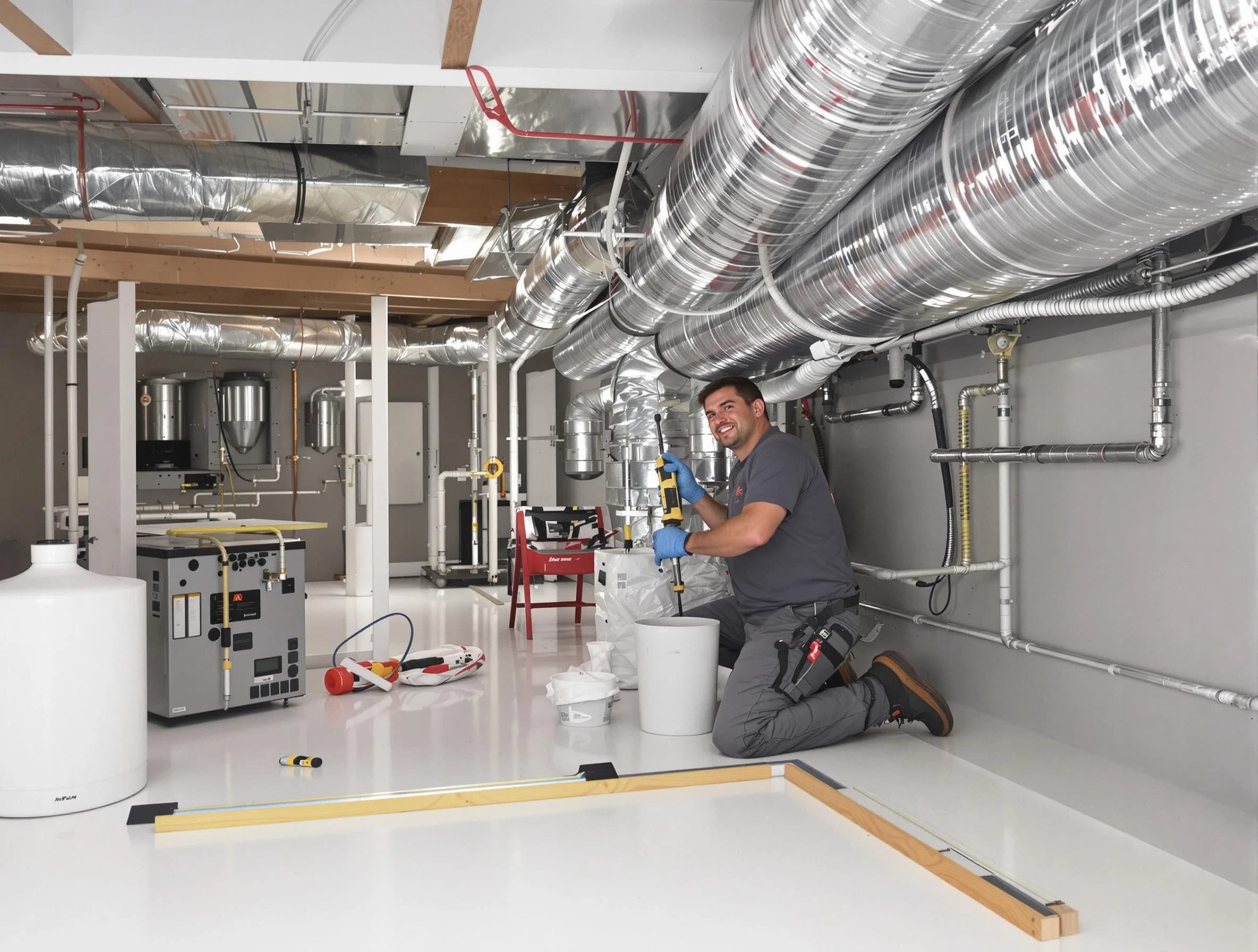 Professional duct sealing service by Christiana Air Duct Cleaning in Christiana