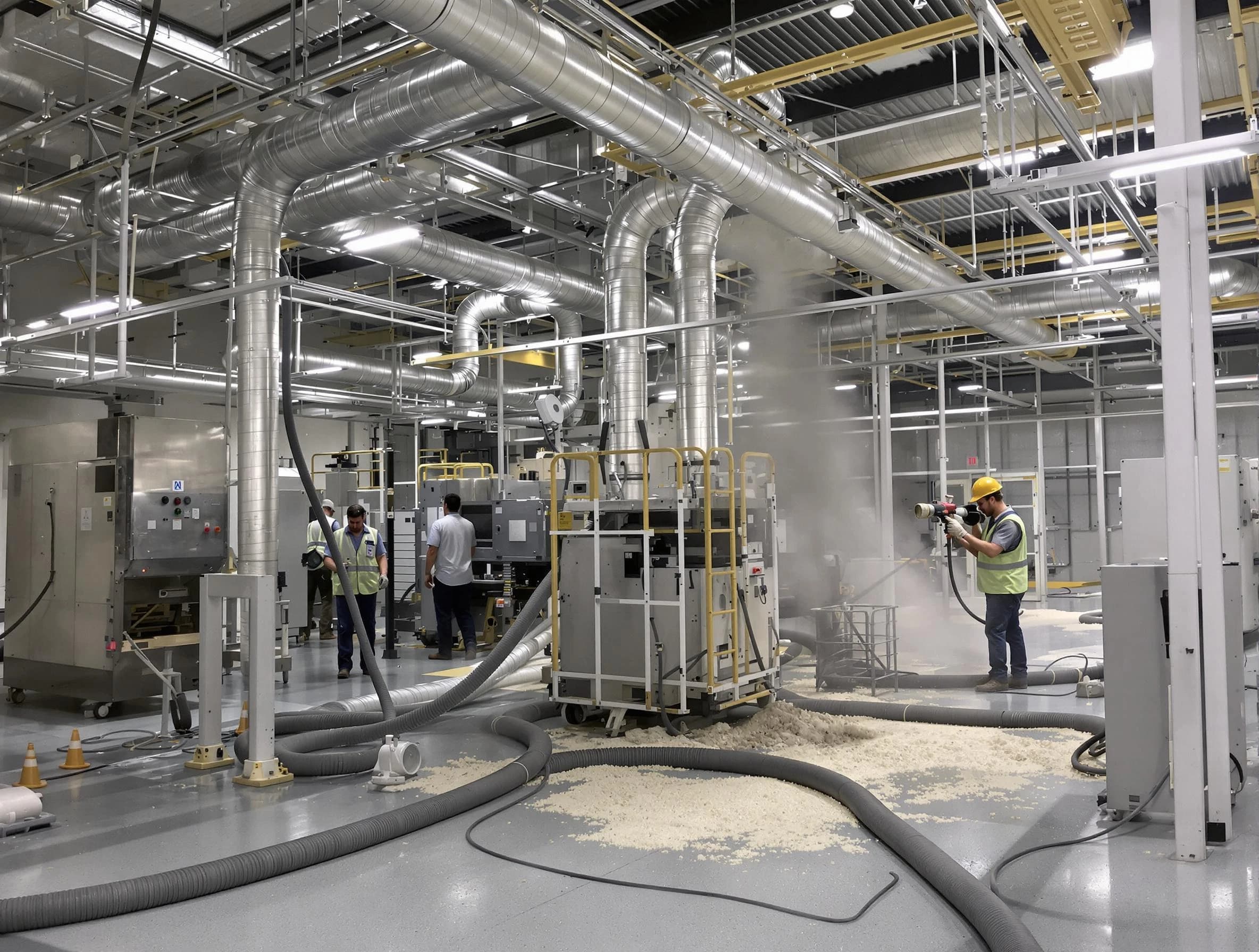 Heavy-duty industrial duct cleaning by Christiana Air Duct Cleaning in Christiana