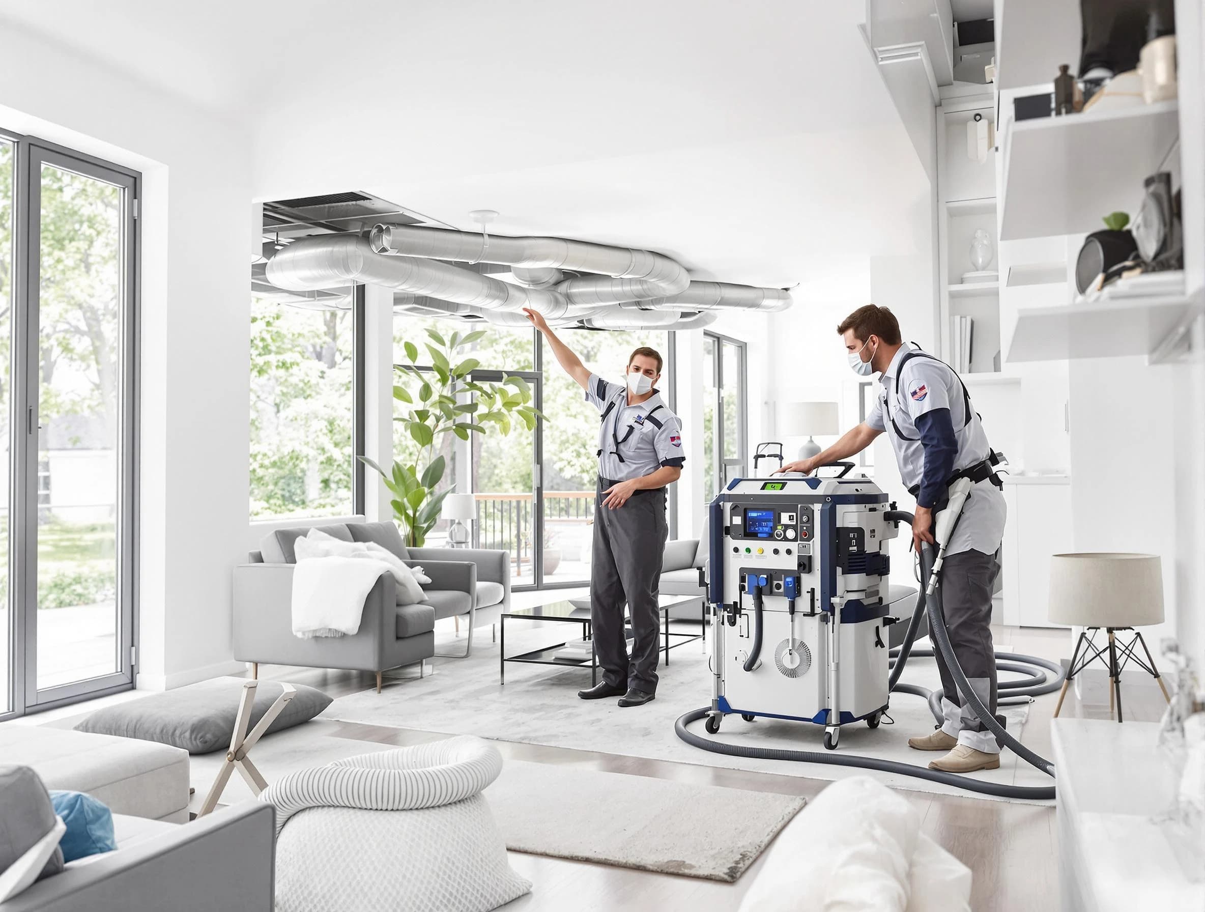 Christiana Air Duct Cleaning professional conducting pure air duct cleaning with state-of-the-art equipment in Christiana