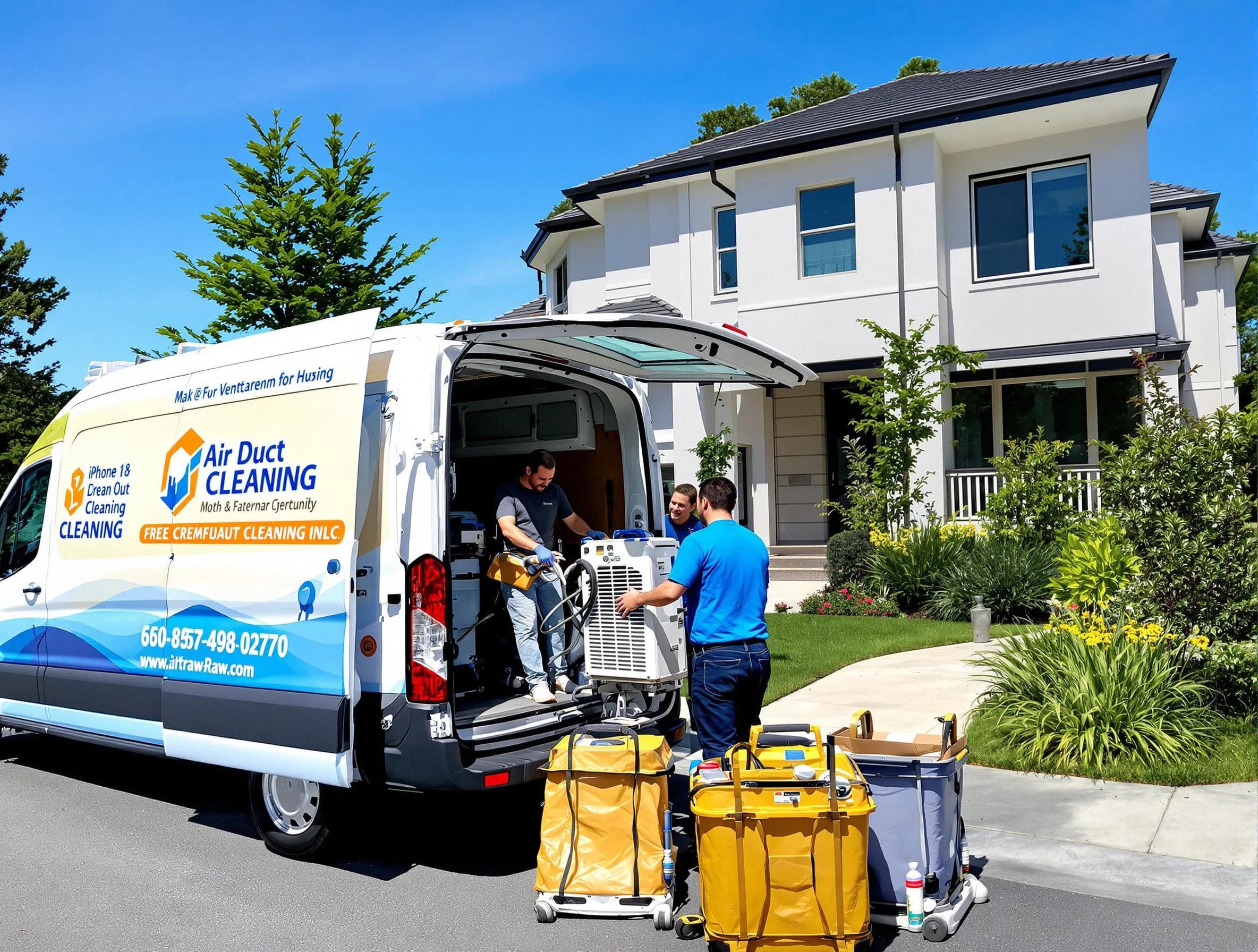 Christiana Air Duct Cleaning technician performing professional air duct cleaning in Christiana