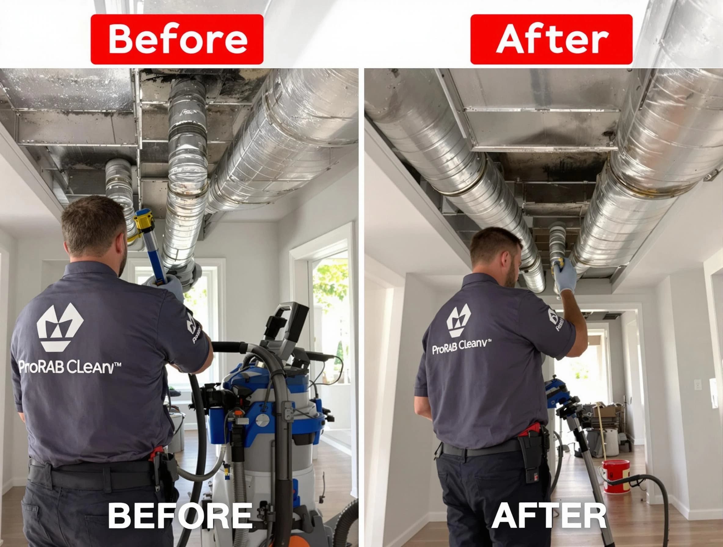 Christiana Air Duct Cleaning expert performing thorough residential duct cleaning in a Christiana home