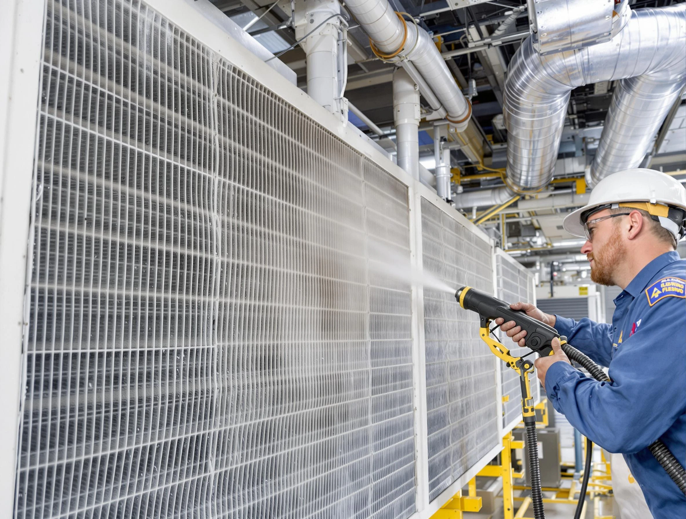 Professional commercial coil cleaning by Christiana Air Duct Cleaning in Christiana